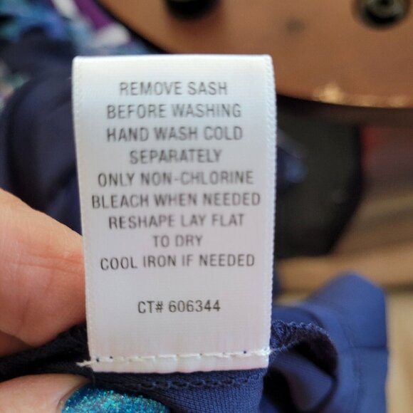 Roz & Ali Womens Sleeveless Multi-Color Dress Size 10 Fairy Flowy - Picture 13 of 16